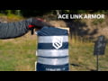 Ace Link Armor - Soft Armor vs. 60 rounds of Full Auto 9mm