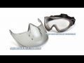Pyramex Capstone goggle with shield