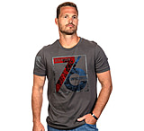 Image of Nine Line AMERICAN PATRIOT 1776 T-SHIRT - HEAVY METAL, SMALL 20DE9AEB