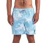 Image of Body Glove Swoosh 17 Elastic Waist Swim Short - Blue 3C9D3FD1