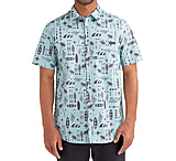 Image of Body Glove Outrigger Button-Up Shirt - Blue 060BAACE