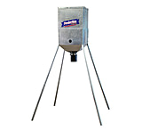 Image of American Hunter 400lb Capacity - Galvanized Square Hopper with RD-Pro Kit