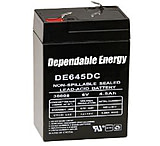 American Hunter DE645Dc, 6V 4.5 Amp Hr Rechargeable Battery, Tab Top, Bulk DE-30008