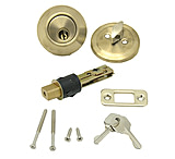 Image of AP Products 013-222 Dead Bolt Lock Set 1in Throw Polished Brass