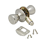 Image of AP Products 013-220-SS Entrance Door Knob Knob Lock Set Stainless Steel