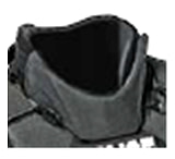 Image of Armor Express Throat Protector Hal3a Black 