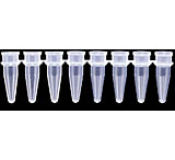 Image of Axygen PCR Tube Strips and Cap Strips, Axygen Scientific PCR-0208-B Strips Of Eight Tubes
