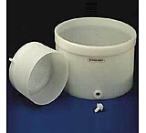 Image of Bel-Art Buchner Funnels, Polyethylene, Tabletop, SCIENCEWARE H14632-0024 Filter Paper Discs, Pack of 100