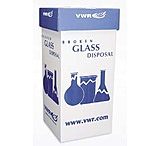 Image of Bel-Art Broken Glass Disposal Carton 246531002 Benchtop Disposal Box, Pack of 6