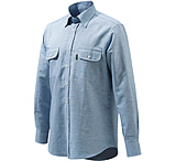 Image of Beretta Men's Serengeti Linen Shirt Lgt Blue 17.5 Neck/44lng