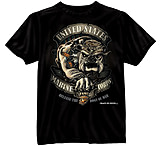 Image of Black Ink U.S.M.C. Bulldog T-Shirt