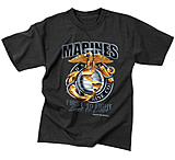 Image of Black Ink Marines First To Fight T-Shirt - Men's