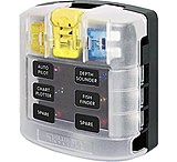 Image of Blue Sea Systems ST Blade Fuse Block w/Cover &amp; w/o Negative Bus