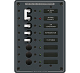 Image of Blue Sea Systems AC Main +6 Position Breaker Panel - White Switches