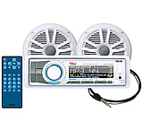 Image of Boss Audio Marine Combo Kit - Includes MR6W, MR752UAB, MRANT10