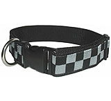 Image of Boston Leather 1-1/2 Silver &amp; Black Policeband