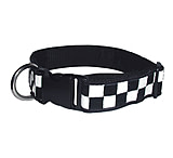 Image of Boston Leather 1-1/2 Navy &amp; White Policeband