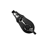 Image of Boston Leather Key Loop W/flap-pl, Brass