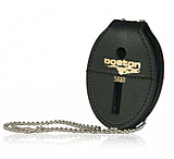Image of Boston Leather Oval Badge Holder, Hook And Loop Closure 5888DX-1