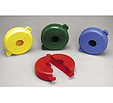 Image of Brady Prinzing Safetee Donut Round Valve Lockouts, Brady SD02-YW