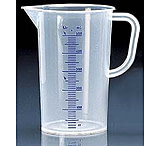 Image of BrandTech Graduated Pitchers, Polypropylene, BrandTech V447081 Pitchers With Blue Overprint Molded Graduations, Pack of 24