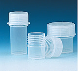 Image of BrandTech Sample Containers with Screw Caps, Polypropylene, BrandTech V130594, Pack of 10
