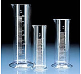 Image of BrandTech Short-Form Graduated Cylinders, SAN, BrandTech V64391, Pack of 6