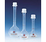 Image of BrandTech Volumetric Flasks with Screw Caps, Class B, BrandTech V675891 Pp Flasks, Pack of 4