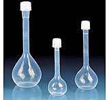 Image of BrandTech Volumetric Flasks with Screw Caps, PFA, Class A, BrandTech V107397, Pack