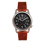 Image of Breed Regulator Leather-Band Watch w/Second Sub-dial