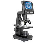 Image of Bresser 50-500x LCD LED Microscope, 3.5in Display