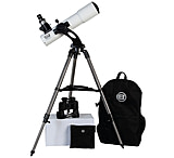 Image of Bresser Rich Field 102mm f/4.5 Doublet Refractor Telsecope, Binoculars, Eyepiece and Case