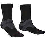 Bridgedale Trekker Sock - Men's, Midweight Crew, Black, Large, B610169-846LG
