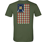 Image of Browning Bg Men's T-shirt Shotgun Shell Flag X-large Military Green&lt;