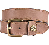 Image of Browning Leather Belt 42&quot; Tan W/shotshell Head On Loop
