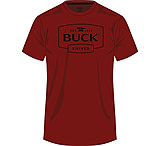 Image of Buck Knives Logo T-Shirt Red LG