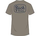 Image of Buck Knives Round Badge T-Shirt Gray 2XL