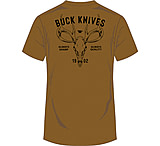 Image of Buck Knives Skull T-Shirt Coyote XL
