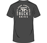 Image of Buck Knives Stacked Badge T-Shirt Gray 2XL