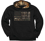 Image of Buck Wear Hoodie Camo Stars &amp; Stripes Black Xx-large