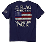 Image of Buck Wear T-shirt "i'll Help You Pack" S-sleeve Navy Med