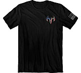 Image of Buck Wear T-shirt "red White &amp; True" Black X-large
