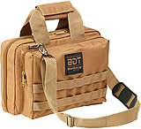 Bulldog Cases &amp; Vaults Deluxe 2 Pistol Range Bag w/ Strap &amp; MOLLE
