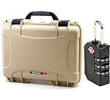 Image of Nanuk 910 Hard Plastic Waterproof Case, Tan w/ TSA Lock