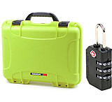 Image of Nanuk 910 Hard Plastic Waterproof Case, Lime w/ TSA Lock