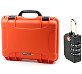Image of Nanuk 910 Hard Plastic Waterproof Case, Orange w/ TSA Lock
