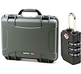Image of Nanuk 910 Hard Plastic Waterproof Case, Olive w/ TSA Lock