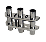 Image of C.E. Smith Triple Rod Holder 304 Stainless Steel