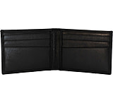 Image of Cameleon S&amp;w Men's Front Pockt Bi-fold Wallet Black