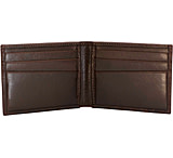 Image of Cameleon S&amp;w Men's Front Pockt Bi-fold Wallet Brown